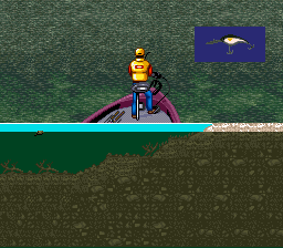 Oomono Black Bass Fishing - Jinzouko Hen (Japan) In game screenshot